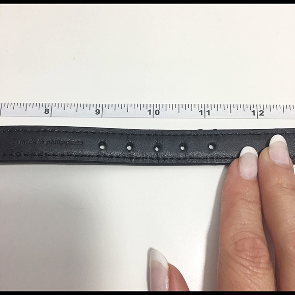 Coach Small Dog Or Puppy Black Leather Collar - Picture 4 of 6